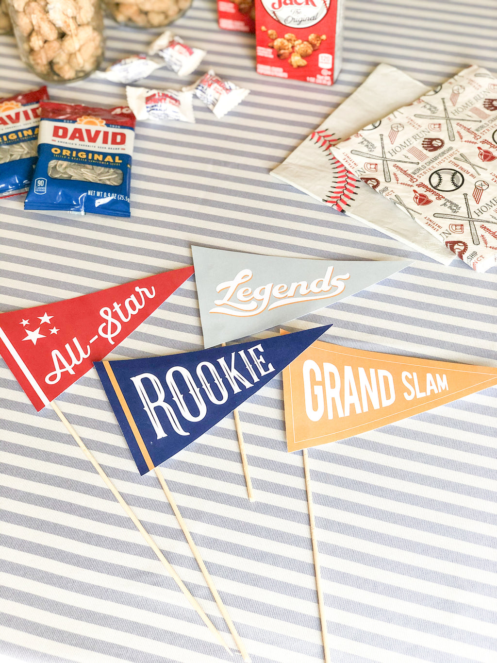 Baseball Party Pennants | Printable