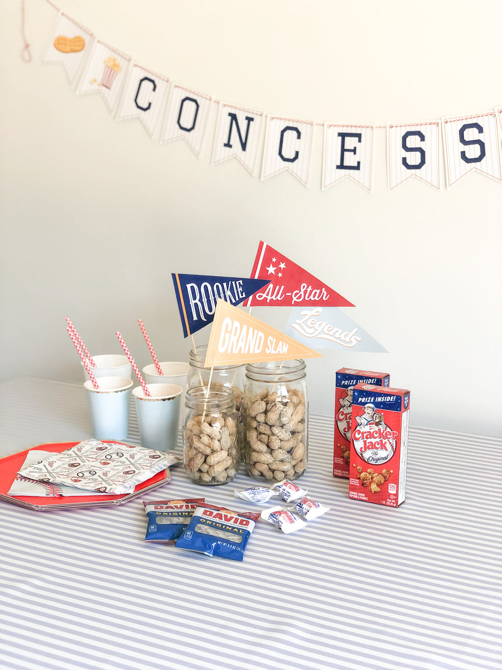 Baseball Party Pennants | Printable