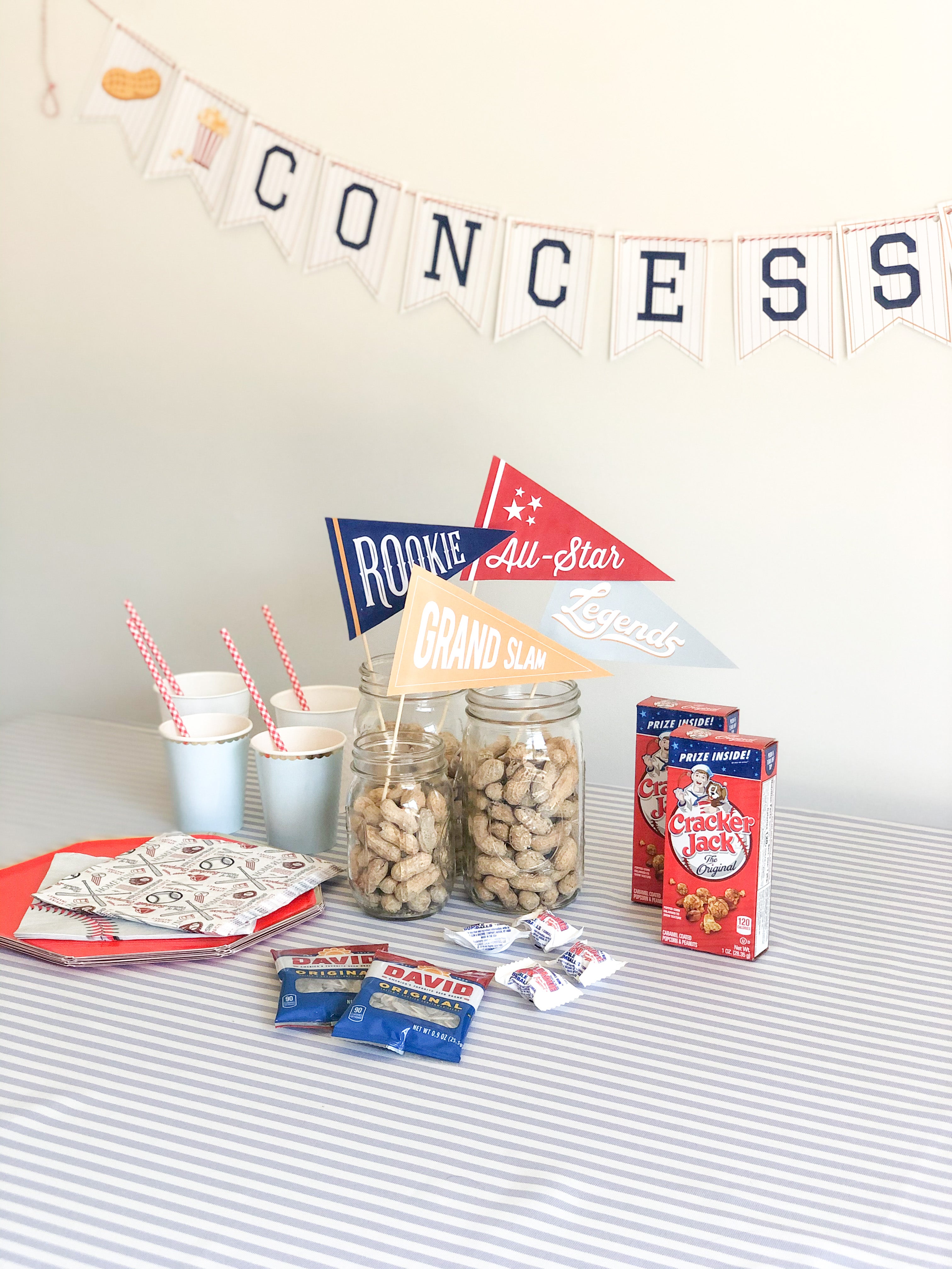 Baseball Party Pennants | Printable