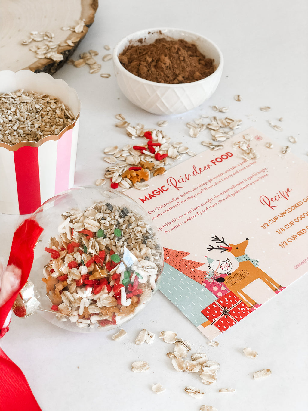 Reindeer Recipe Card | Printable